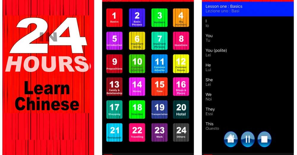 in 24 hours learn chinese