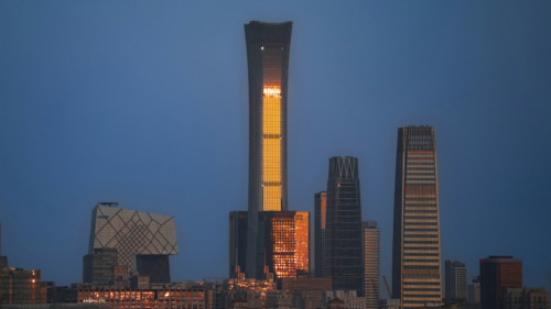 skyline of Beijing
